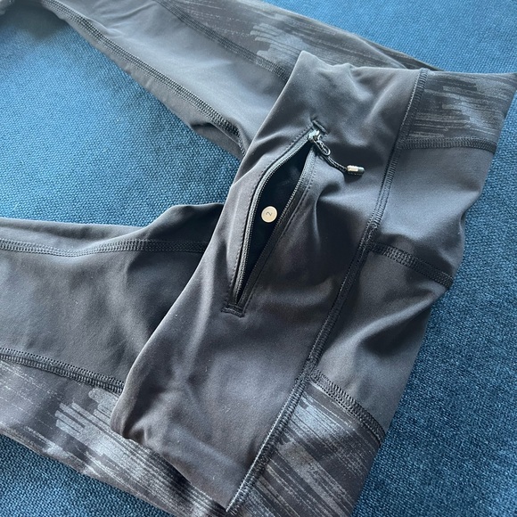 Lululemon Tight Stuff II Tight 25" Formation Alpine White Black - Picture 8 of 11